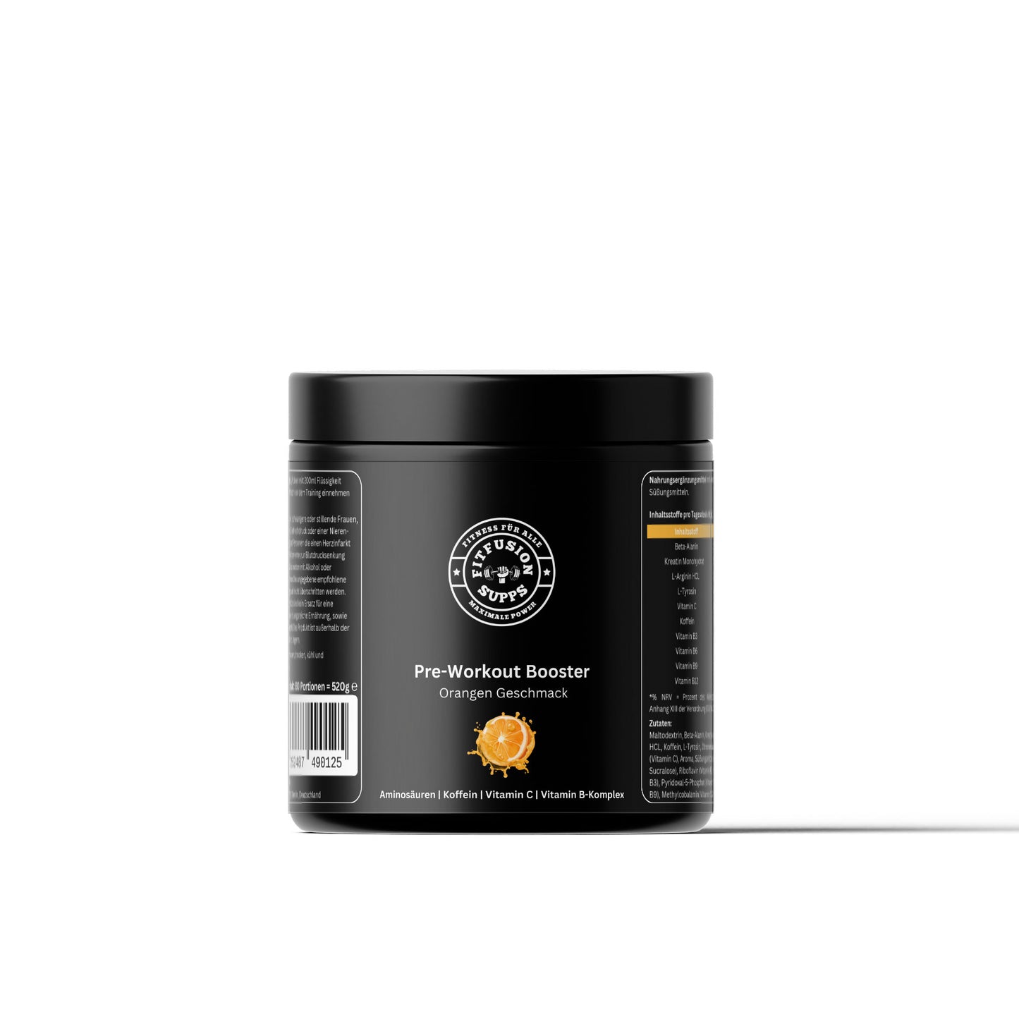 Booster Pre-Entrenamiento - Sabor: Naranja