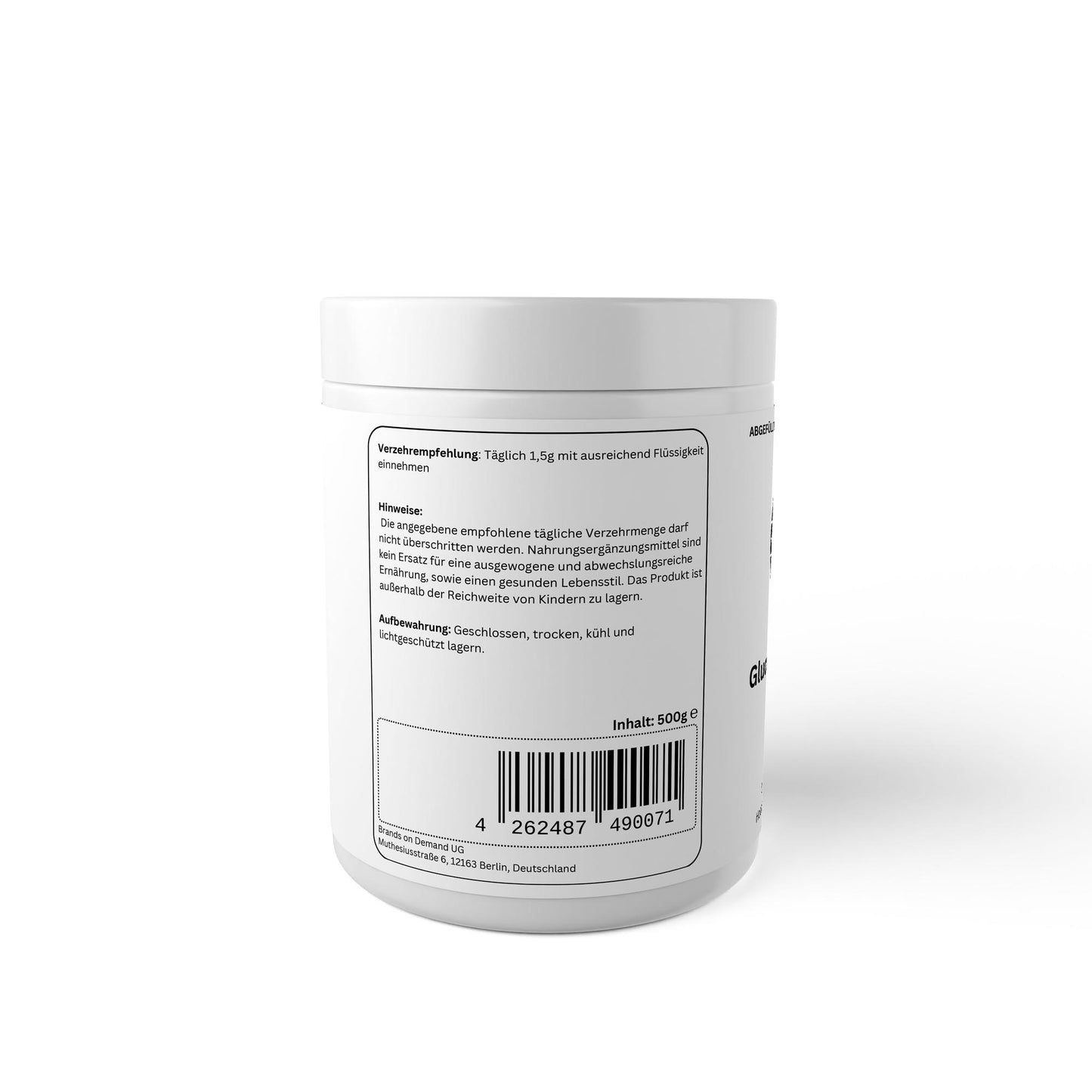 Glucosamina en polvo - 500g